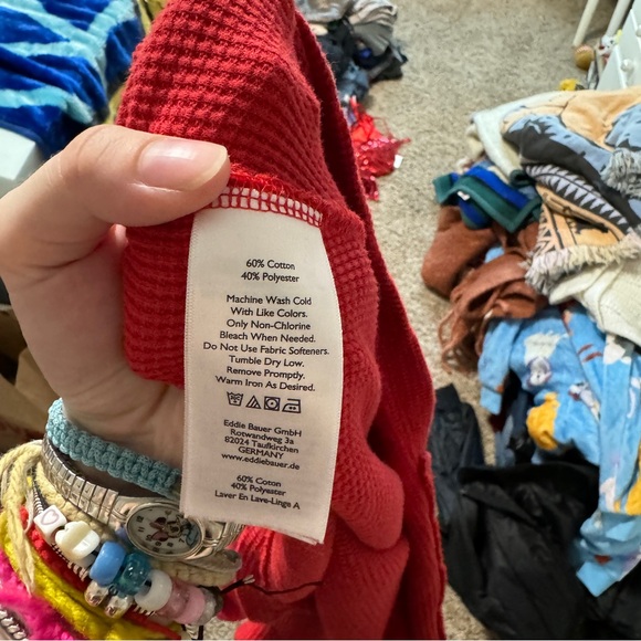 Eddie Bauer Red Thermal Turtleneck - Picture 7 of 7